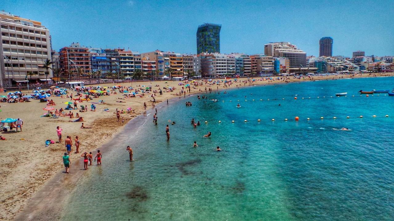 Estudio Playa Canteras 2-4p Wifi 100MB Las Palmas de Gran Canaria Exterior foto